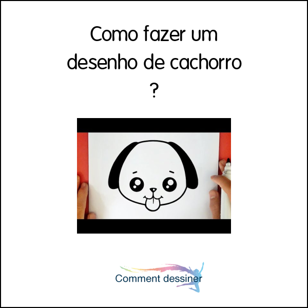 Como fazer um desenho de cachorro